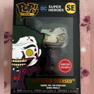 Funko Pop! Pin The Joker Deceased - Green and Red